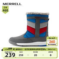 MERRELL 迈乐 儿童雪地靴ALPINE PUFFER高帮保暖户外防滑大童鞋男女