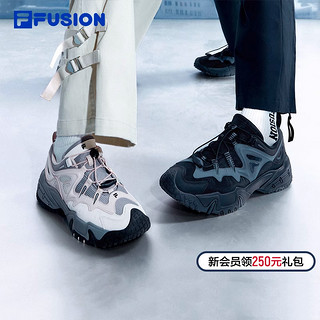 FILA 斐乐 FUSION斐乐户外运动鞋女鞋齿岩鞋2024春新款休闲鞋跑鞋男鞋