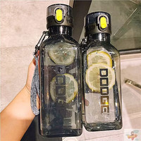 cille 希乐 道奇塑料杯夏季便携防漏太空杯男女运动水杯 绿色 700ml