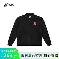 ASICS 亚瑟士 官方男子棉服上衣运动复古休闲棉外套