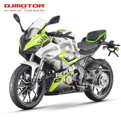 qjmotor钱江摩托qjmotor纵擎赛250国潮单缸水冷摩托车kyb前减晶彩绿