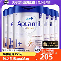 Aptamil 爱他美 白金版 婴儿奶粉 1+段 800g*6罐