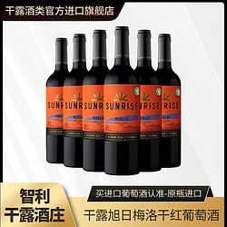 CONCHA Y TORO 干露 旭日梅洛干红葡萄酒智利正品原瓶原装进口红酒750ml*6整箱