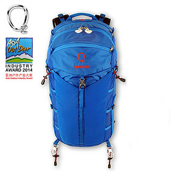 strongoxygen强氧gazelle羚羊26l徒步双肩包男款蓝色26l