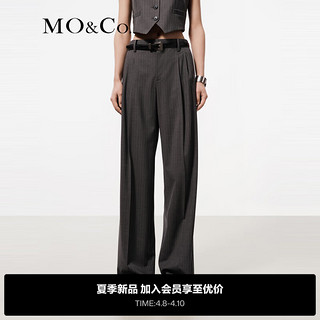 MO&Co.MBD2PAT022 灰白条色 XS/155