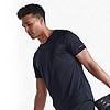 2XULight Speed系列运动T恤男透气短袖夏季跑步半袖圆领吸湿排汗 黑色/黑色反光 XS