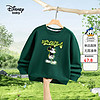 Disney baby迪士尼童装男女童卫衣儿童T恤中小童春装圆领衣服 墨绿 140 