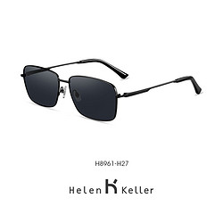 Helen Keller 海伦凯勒 新款商务小方框男士太阳镜偏光驾驶镜防紫外线墨镜H8961