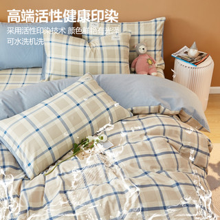 九洲鹿 被套单件 被罩双人200x230cm宿舍家用被单被子套床罩套学院风 200*230cm双人床