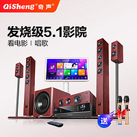 百亿补贴：QiSheng 奇声 5.1家庭影院音响套装家用客厅KTV点歌机组合音箱全套影音设备