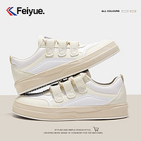 百亿补贴：Feiyue. 飞跃 Feiyue/飞跃女板鞋2023秋新款魔术贴时尚休闲鞋街拍透气女鞋892