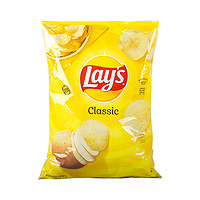 Lay's 乐事 美国Lay‘s乐事原味薯片家庭分享装425.2g休闲零食膨化小吃