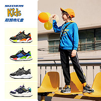 SKECHERS 斯凯奇 SKECERS 斯凯奇童鞋男童磁石扣板鞋