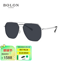 BOLON 暴龙 眼镜度数近视太阳镜墨镜 BL8097C97 1.67灰色偏光