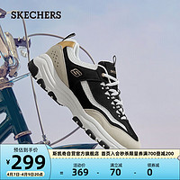 SKECHERS 斯凯奇 复古老爹鞋时尚拼接休闲运动鞋8790138 BKGD黑色/金色（男款） 43