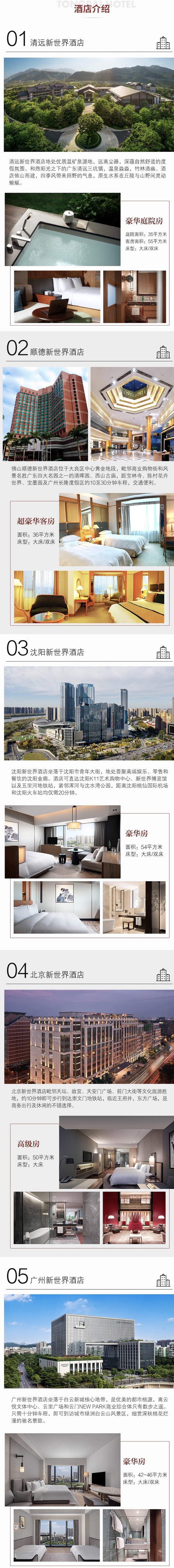 藏了个史低,还有很多五一端午不加价!新世界同派酒店全国9店2晚连住通兑含双早套餐