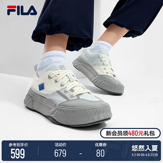 FILA 斐乐 女鞋FOSSO复古帆布鞋2024夏季川行鞋运动休闲鞋男鞋