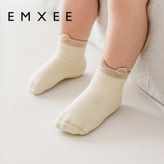 EMXEE 嫚熙 婴儿袜子防滑袜夏季薄款男女童中筒袜新生儿童袜子宝宝地板袜