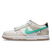 NIKE 耐克 Dunk Low 白薄荷绿 卡其色 运动休闲女GS低帮滑板鞋DX6063-131 38