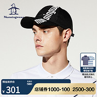 Munsingwear 万星威 男士秋冬高尔夫运动休闲时尚舒适字母印花帽子