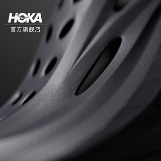 HOKA ONE ONE 男女鞋夏奥拉MULE舒缓拖鞋ORA RECOVERY MULE一脚蹬 黑色/黑色 42.5