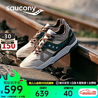 saucony 索康尼 CROSS 90板鞋春季休闲板鞋男运动鞋子男女同款 卡基绿29 43