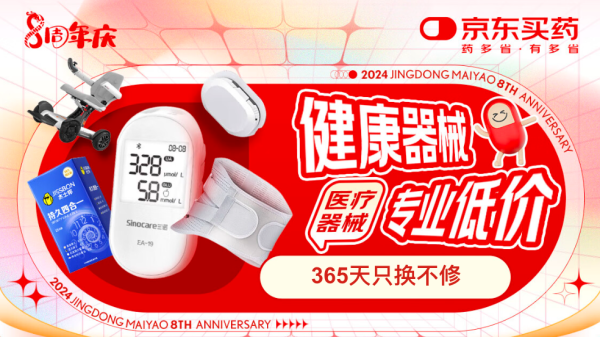 京东买药 8周年庆