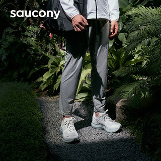 Saucony索康尼跑步鞋通勤男鞋24春季减震跑鞋男女运动鞋TRIUMPH CMT 白灰1(男女同款） 42