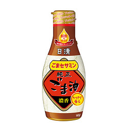 NISSIN 日清食品 日清淋香纯正芝麻油保鲜瓶 日本进口 凉拌菜火锅蘸料香油调味料145g