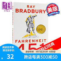 华氏451度 英文原版Fahrenheit 451 Ray Bradbury反乌托邦科幻小说经典