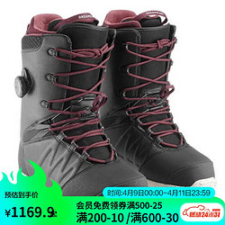 DECATHLON 迪卡侬 雪鞋单板雪鞋成人滑雪鞋男女情侣Enzone-500-OVWN男款黑色44-4483392