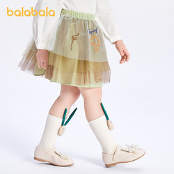 balabala 巴拉巴拉 女童公主裙春装