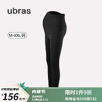 ubras多种周期肌底长裤裤装高弹贴身舒适 黑色 L