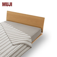 無印良品 MUJI 棉二重纱薄被 被子春秋被 被芯 双层纱织 床上用品 米色 双人用200*230cm