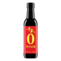 千禾 零添加东坡红老抽酱油500ml 特级老抽 红烧上色调味品 千禾东坡红特级老抽500ml*1瓶