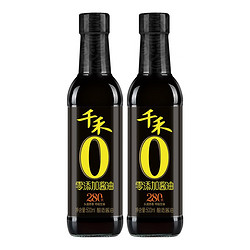 千禾 零添加头道原香280天500ml/瓶酿造酱油特级生抽 家用厨房调味品 千禾头道原香280天500ml*2瓶