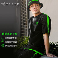 雷蛇（Razer） Genesis起源系列短袖T恤 夹克长袖帽衫黑色运动衣服 运动短裤 起源系列短袖T恤 XL