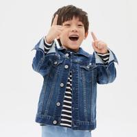 Gap男幼童潮流儿童装牛仔外套春秋季214945时尚帅气夹克