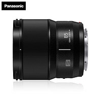 Panasonic 松下 85mm F1.8全画幅无反/微单相机中焦定焦镜头 人像镜头 S-S85GK L卡口 黑色