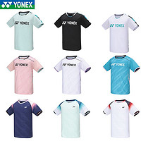 YONEX 尤尼克斯 2024新款YONEX尤尼克斯羽毛球服比赛服男女速干短袖t恤110154