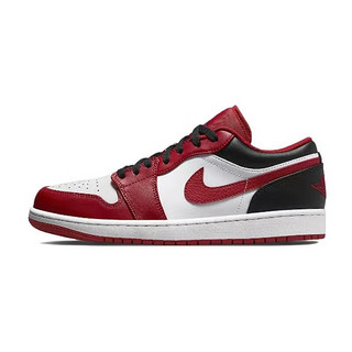 NIKE 耐克 AIR JORDAN 1 Low AJ1 男子红白黑复古篮球鞋 553558-163 42.5