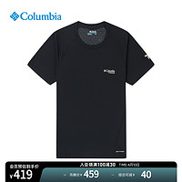 哥伦比亚 户外24春夏新品女子钛金吸湿降温短袖T恤AR0247