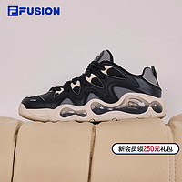 FILA 斐乐 FUSION斐乐官方潮牌男鞋VERTICAL复古篮球鞋运动鞋融裂鞋