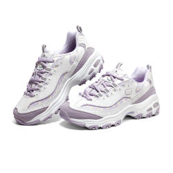 skechers斯凯奇女鞋fafa熊猫鞋春季新款小雏菊刺绣休闲运动老爹鞋