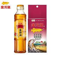 金龙鱼 外婆乡小榨菜籽油400ML+ 东北虎林长粒香米500g非转基因