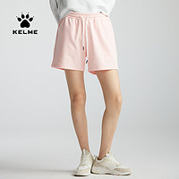 KELME 卡尔美 春夏宽松纯色短裤女休闲简约百搭运动裤透气棉裤潮