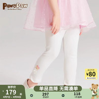 Paw in Paw PawinPaw卡通小熊童装2024春夏女宝宝儿童纯色打底裤长裤全棉 Grey灰色/15 090