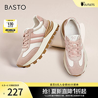 BASTO 百思图 2023秋季新款商场同款时尚运动阿甘鞋厚底休闲鞋VRC01CM3Z