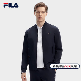 FILA 斐乐 官方旗舰男士外套2024春季新款行政夹克商务休闲上衣男装