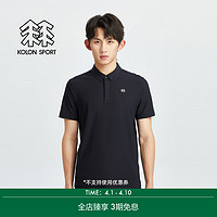 KOLON SPORT 可隆男子AIRMESH网孔透汽凉感T恤运动短袖保罗POLO衫